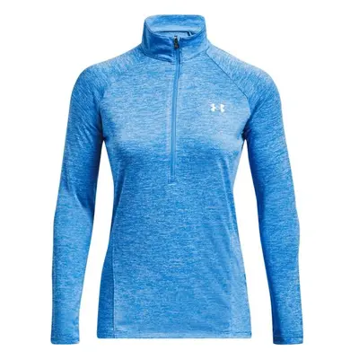 Under Armour TECH 1/2 ZIP - TWIST Női pulóver, kék, méret