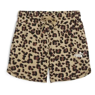 Puma ESSENTIALS+ ANIMAL AOP SHORTS Női rövidnadrág, bézs, méret