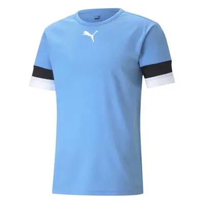 Puma TEAMRISE Fiú futballmez, világoskék, méret