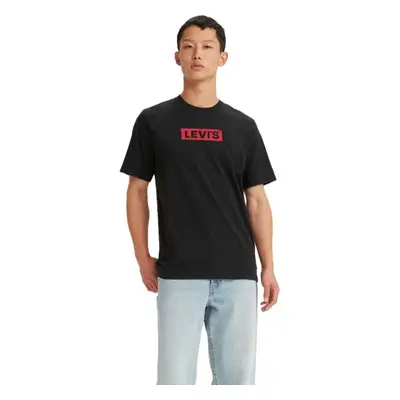 Levi's® SS RELAXED FIT TEE BOXTAB Férfi póló, fekete, méret