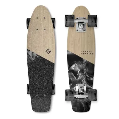 Street Surfing BEACH BOARD WOOD DIMENSION Longboard, fekete, méret