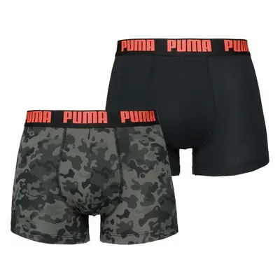 Puma MEN CAMO BOXER 2P Férfi boxeralsó, fekete, méret