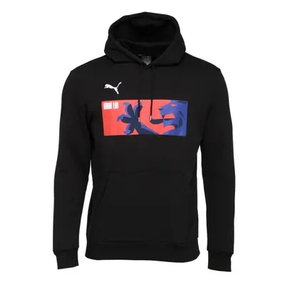 Puma TEAMGOAL CAUSALS HOODY Férfi pulóver focihoz, fekete, méret