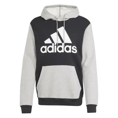 adidas ESSENTIALS FLEECE BIG LOGO HOODIE Férfi pulóver, fekete, méret