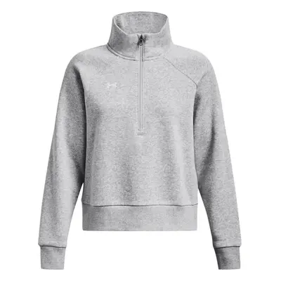 Under Armour RIVAL FLEECE HZ Női pulóver, szürke, méret