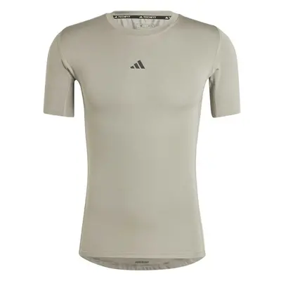 adidas TECHFIT COMPRESSION TRAINING T-SHIRT Férfi fitnesz póló, szürke, méret