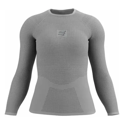 Compressport ON/OFF BASE LAYER LS TOP W Női termofelső, szürke, méret