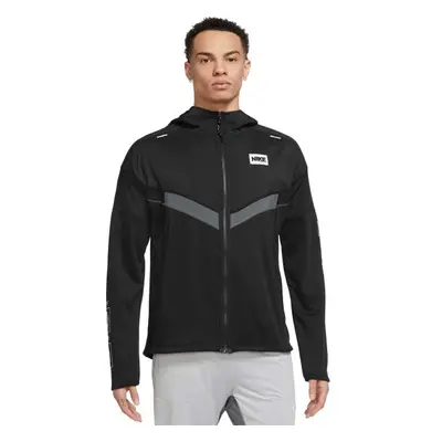 Nike WINDRNNER JKT DYE Férfi kabát futáshoz, fekete, méret