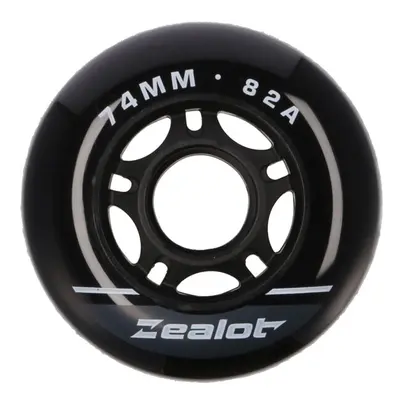 Zealot INLINE WHEELS PACK 74-82A Görkorcsolya kerekek, fekete, méret