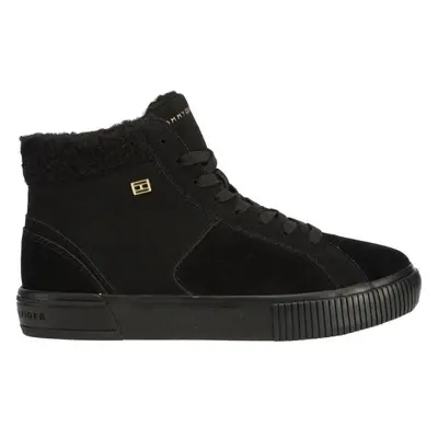 Tommy Hilfiger VULC SUEDE SNEAKER HI Női teniszcipő, fekete, méret