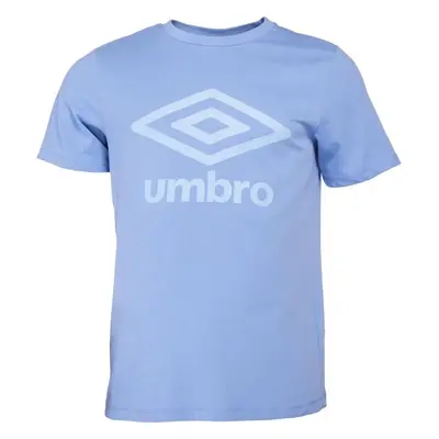 Umbro LARGE COTTON LOGO TEE Férfi póló, kék, méret