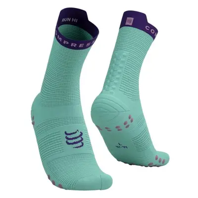 Compressport PRO RACING SOCKS V4.0 RUN Futózokni, türkiz, méret