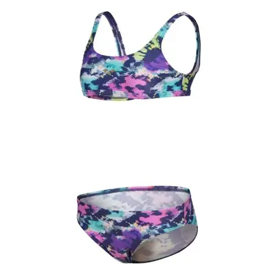 Arena TIE AND DYE BIKINI TOP Lány kétrészes fürdőruha, mix, méret