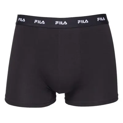 Fila BOXER ELASTIC WITH LOGO IN BAMBOO Férfi boxeralsó, fekete, méret