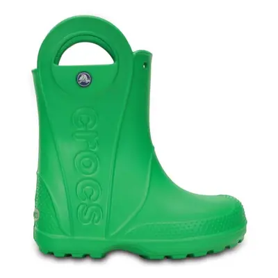 Crocs HANDLE IT RAIN BOOT KIDS Gyerek gumicsizma, zöld, méret 23/24