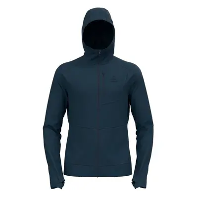 Odlo PERFORMANCE WOOL X-WARM HOODY Férfi pulóver, sötétkék, méret