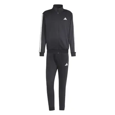 adidas SPORTSWEAR BASIC 3-STRIPES FLEECE Férfi melegítő szett, fekete, méret