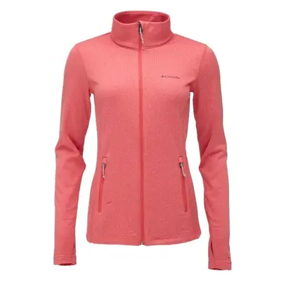 Columbia W PARK VIEW GRID FLEECE FULL ZIP Női pulóver, lazac, méret