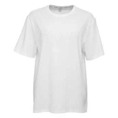 Calvin Klein S/S CREW NECK Női póló alváshoz, fehér, méret