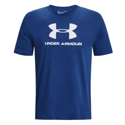 Under Armour SPORTSTYLE LOGO SS Férfi póló, kék, méret