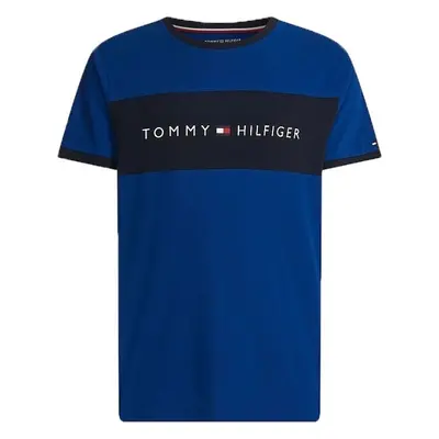 Tommy Hilfiger CN SS TEE LOGO FLAG Férfi póló, kék, méret