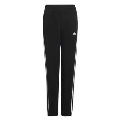 adidas ESSENTIALS 3-STRIPES FLEECE PANTS Junior melegítőnadrág, fekete, méret