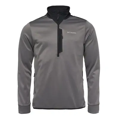 Columbia TECH FLEECE HALF ZIP Férfi fleece kabát, sötétszürke, méret