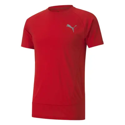 Puma EVOSTRIPE TEE Férfi sportpóló, piros, méret