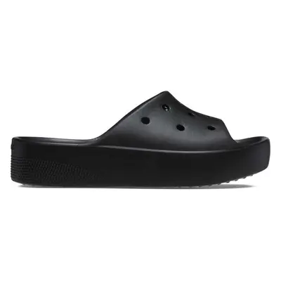 Crocs CLASSIC PLATFORM SLIDE Női papucs, fekete, méret 38/39