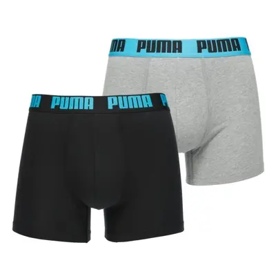 Puma MEN EVERYDAY BASIC BOXER 2P Férfi bokszeralsó, fekete, méret