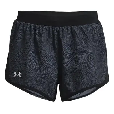 Under Armour FLY BY 2.0 PRINTED SHORT Női rövidnadrág, fekete, méret