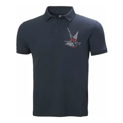 Helly Hansen HP RACE POLO Férfi póló, sötétkék, méret