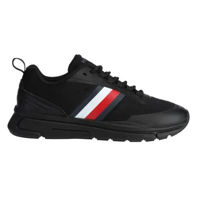 Tommy Hilfiger MODERN RUNNER STRIPES KNIT Férfi teniszcipő, fekete, méret