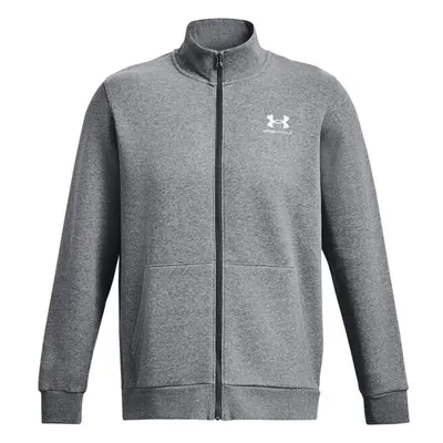 Under Armour ESSENTIAL FLEECE NOVELTY TRACK Férfi pulóver, sötétszürke, méret