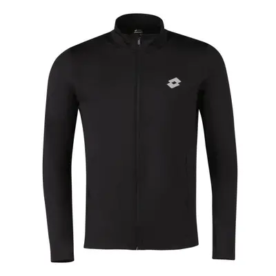 Lotto RUN FIT SWEAT FZ Férfi pulóver futáshoz, fekete, méret