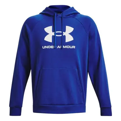 Under Armour RIVAL FLEECE LOGO HD Férfi pulóver, kék, méret