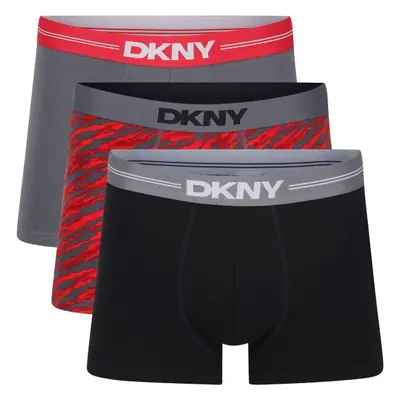 DKNY BLAKE Férfi boxeralsó, piros, méret