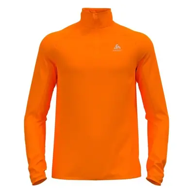 Odlo MID LAYER 1/2 ZIP BERRA LIGHT Férfi középső réteg, narancssárga, méret