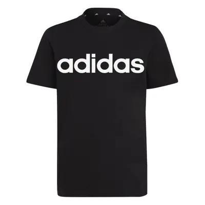 adidas U LIN TEE Fiú póló, fekete, méret