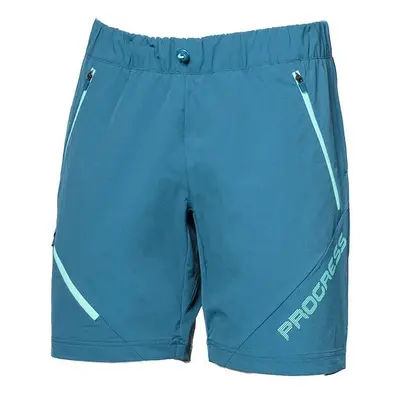 PROGRESS GENIA SHORTS Női outdoor rövidnadrág, türkiz, méret