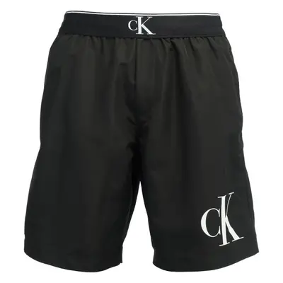 Calvin Klein MONOGRAM-LONG WAISTBAND Férfi fürdőnadrág, fekete, méret