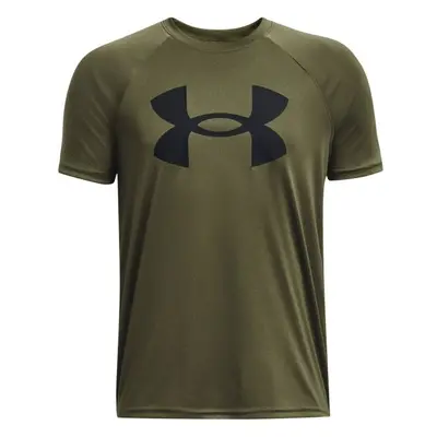 Under Armour TECH BIG LOGO SS Fiú póló, khaki, méret