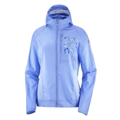 Salomon BONATTI CROSS FZ HOODIE W Női széldzseki, kék, méret