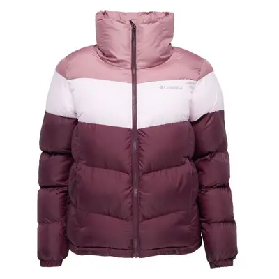 Columbia PUFFECT™ II COLORBLOCK JACKET Női télikabát, bordó, méret