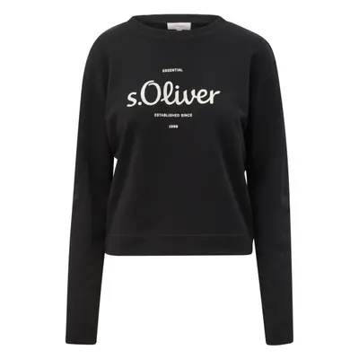 s.Oliver RL SWEATSHIRT Pulóver, fekete, méret