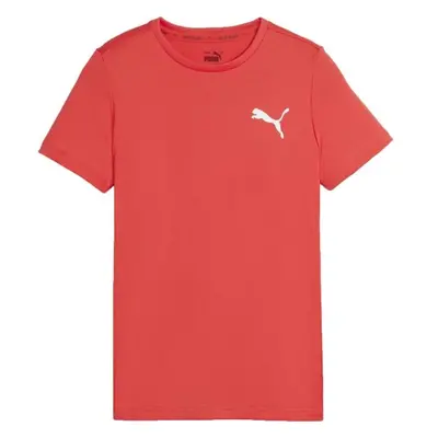 Puma ACTIVE SMALL LOGO TEE Fiú póló sportolásra, narancssárga, méret