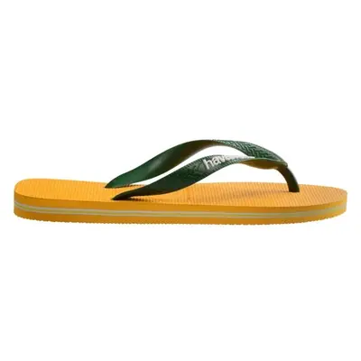 HAVAIANAS BRASIL LOGO Uniszex flip-flop papucs, sárga, méret 39/40