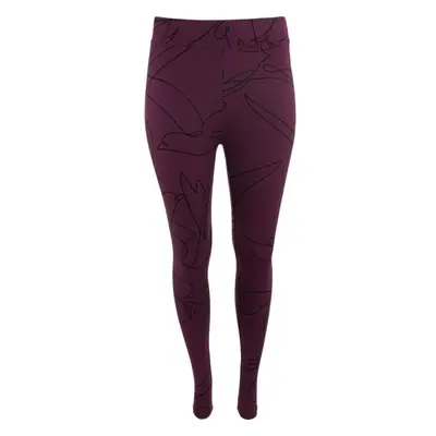 ALPINE PRO VOLEDA Női legging, bordó, méret