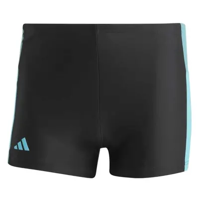 adidas BLOCK 3S BOXER Férfi úszónadrág, fekete, méret