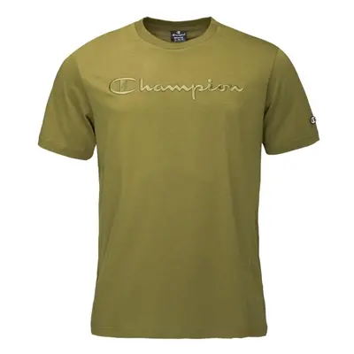 Champion LEGACY Férfi póló, khaki, méret